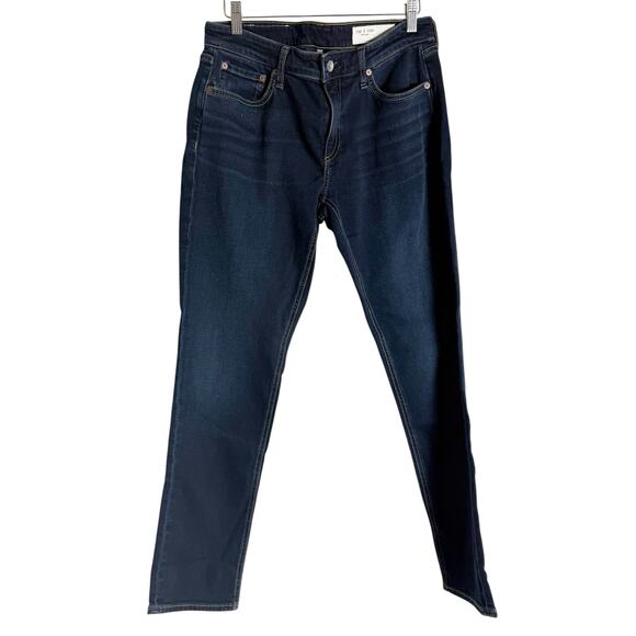 Rag & Bone Dre Low-Rise Slim Bianca Blue Denim Boyfriend Jeans Size 27 - Picture 6 of 13